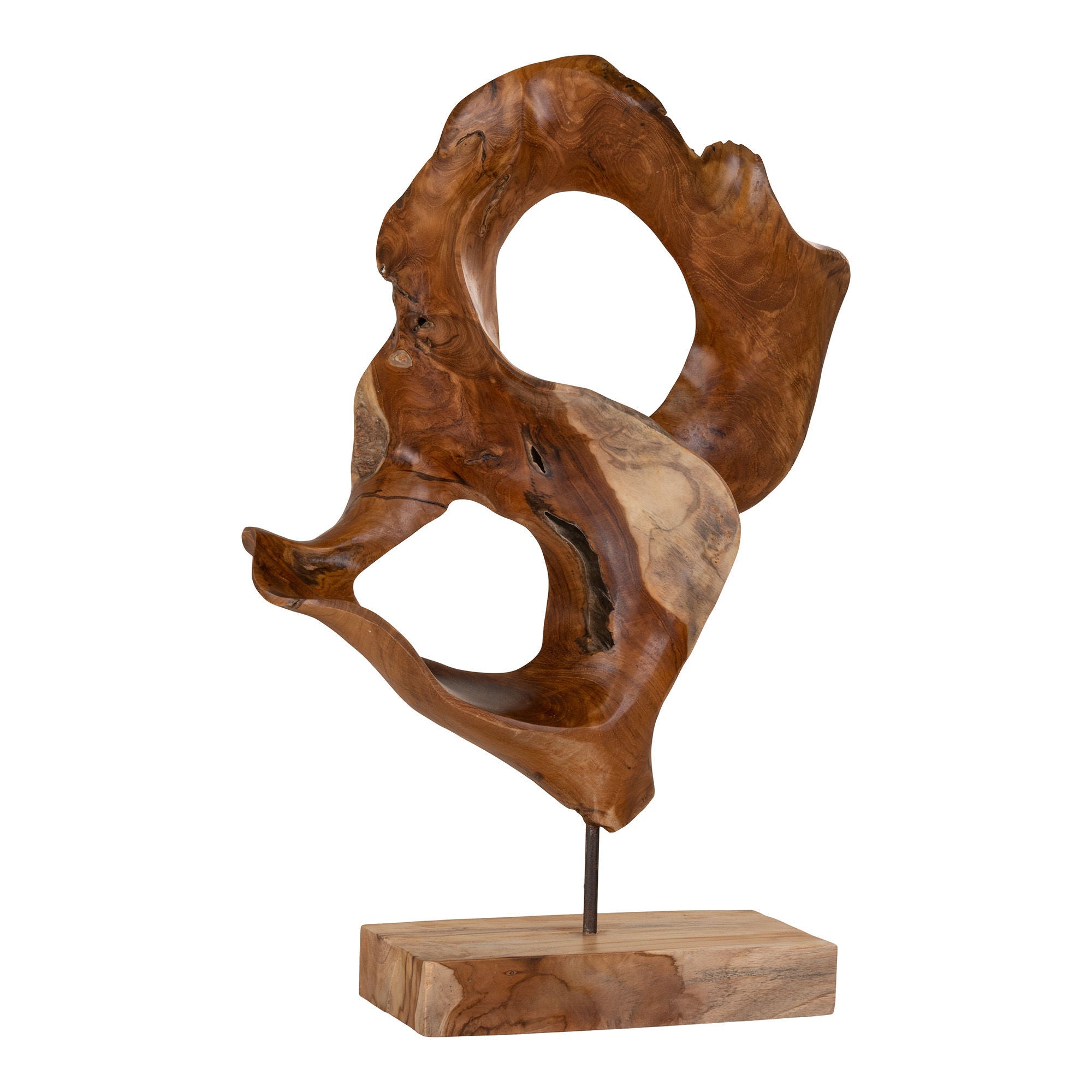 House Nordic Donato Teak Sculpture