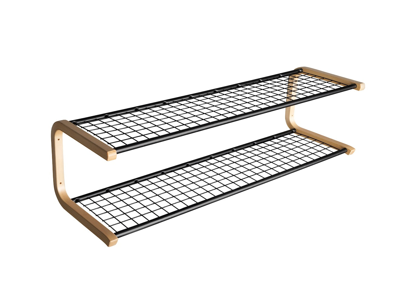 [product_category]-Essem Design Anna Shoe Rack Birch 100 Cm, Black-Essem Design-7392157006435-720SD-100 ST/BJ-ESS-1