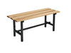 Essem Design Bench 68 Oak 45 Cm, Black