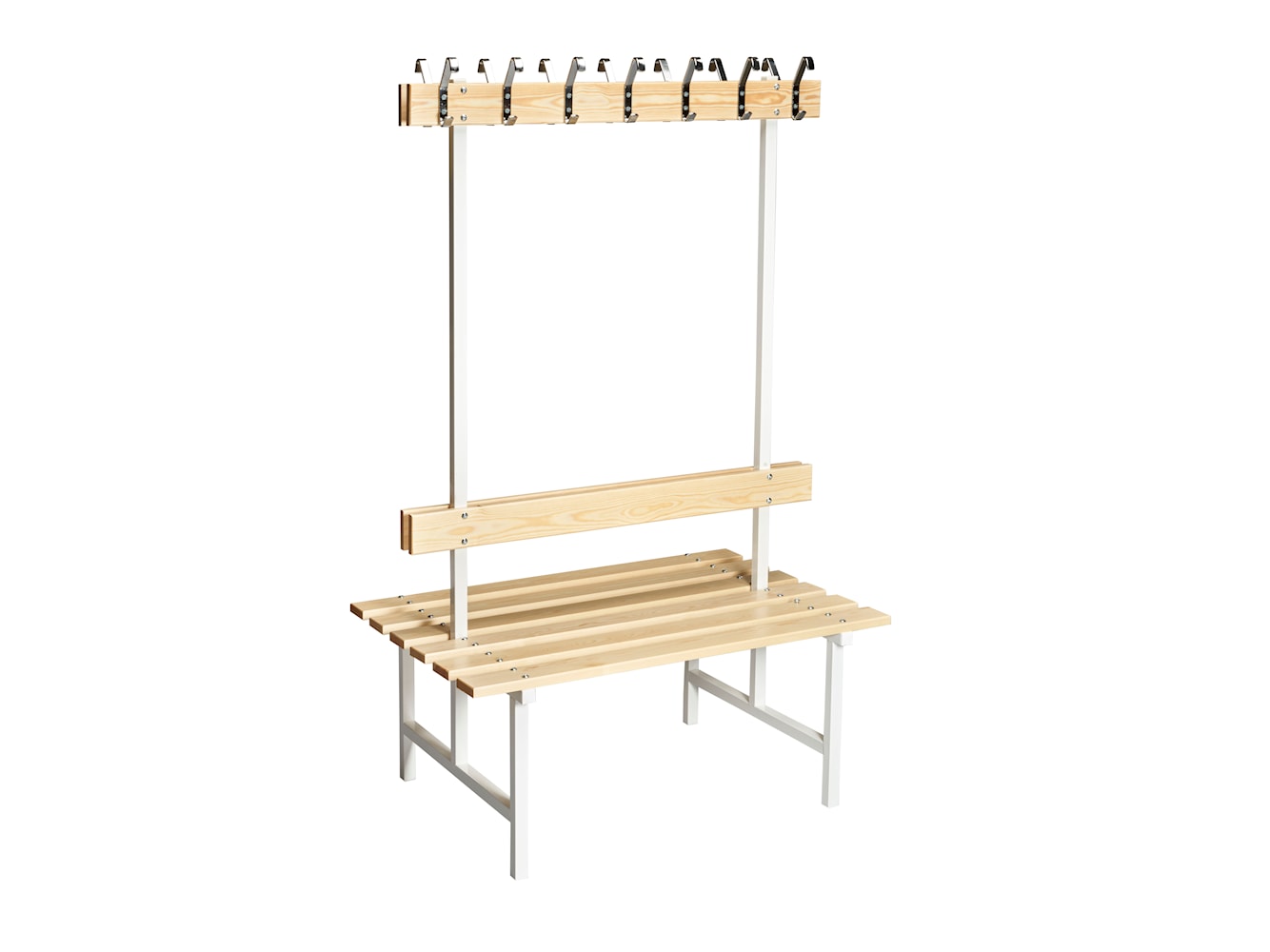 [product_category]-Essem Design Bench 69 Pine 60 Cm, White-Essem Design-7392157024064-4069-060 F/V-ESS-1