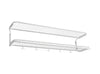 Essem Design Classic Hat Shelf 110 Cm, White