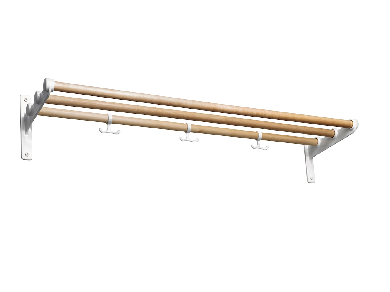 [product_category]-Essem Design Nostalgi Hat Shelf/Shoe Rack Birch, White-Essem Design-7392157003380-038-ESS-1