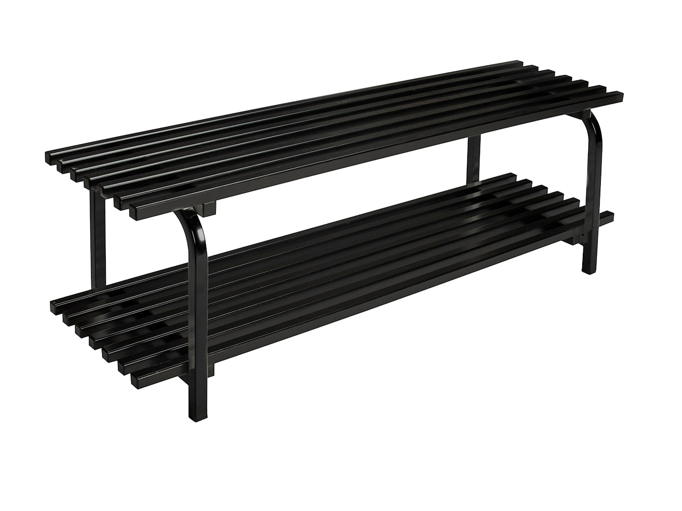 [product_category]-Essem Design Sara Shoe Rack Freestanding 100 Cm, Black-Essem Design-7392157019824-101SF-100 S/S-ESS-1