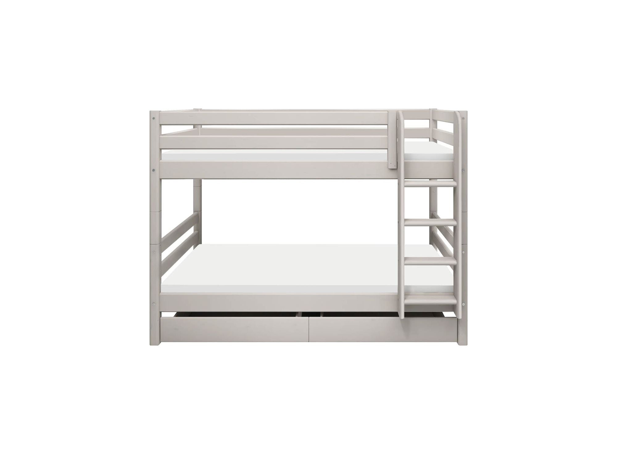 FLEXA Bunk bed with straight ladder