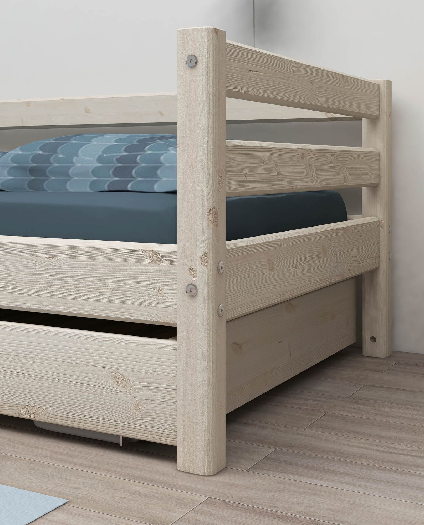 FLEXA Single bed with pull-out bed