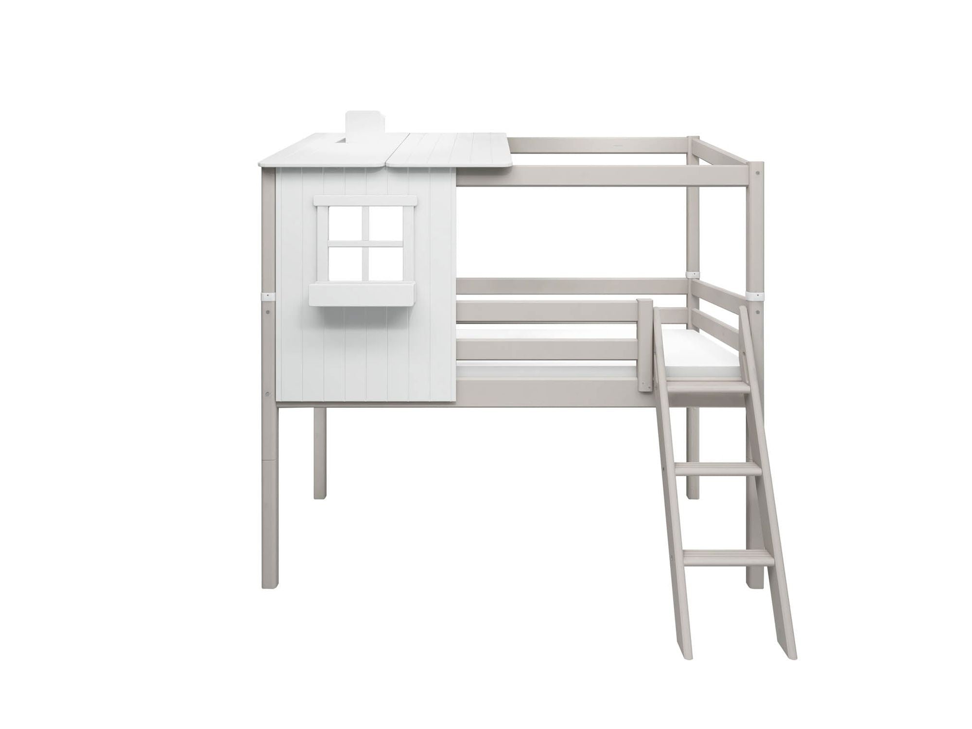 FLEXA Mid-high bed w. 1/2 Classic House