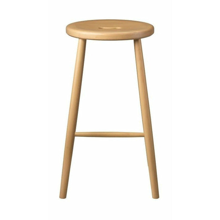 Fdb Møbler J27 C Bar Stool Beech, Natural