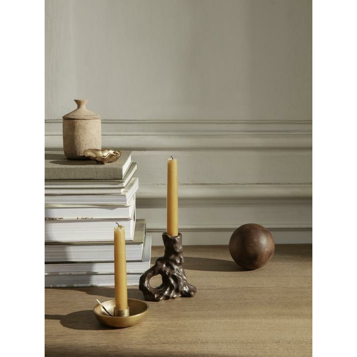 [product_category]-Ferm Living Bowl Candlestick Single, Brass-Ferm Living-5704723274711-1104264505-FER-2