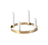 Ferm Living Circle Candlestick messing, Ø25cm