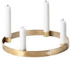 Ferm Living Circle Candlestick messing, Ø25cm