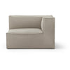 Ferm Living Catena Sofa Armlæn Højre S401 Cotton Linen, Natural