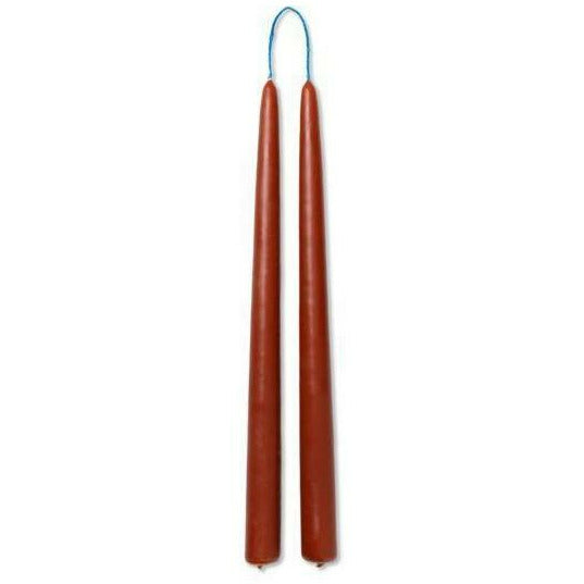 [product_category]-Ferm Living Dipped Candles Set Of 2 2,2x30 Cm, Rust-Ferm Living-5704723277187-1104264752-FER-1