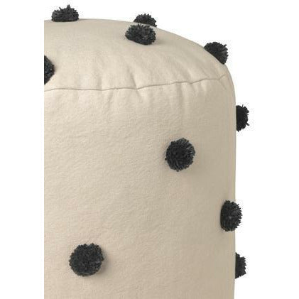 [product_category]-Ferm Living Dot Tufted Pouf, Sand/Black-Ferm Living-5704723257639-1102632849-FER-2