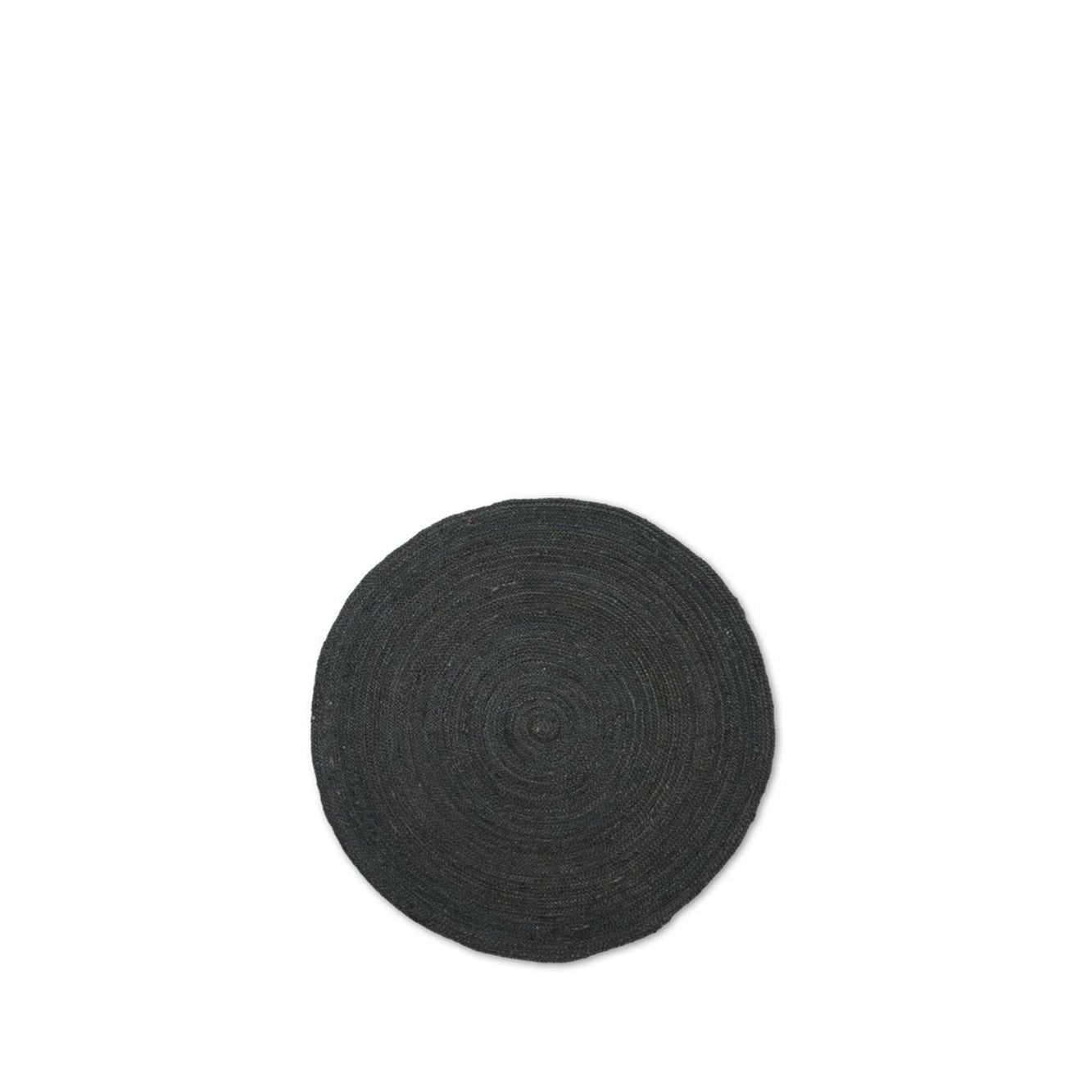 [product_category]-Ferm Living Eternal Round Jute Rug Small, Black-Ferm Living-5704723263050-1104263339-FER-1