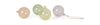 Ferm Living Glass Baubles, M, Set Of 4, Mixed Light