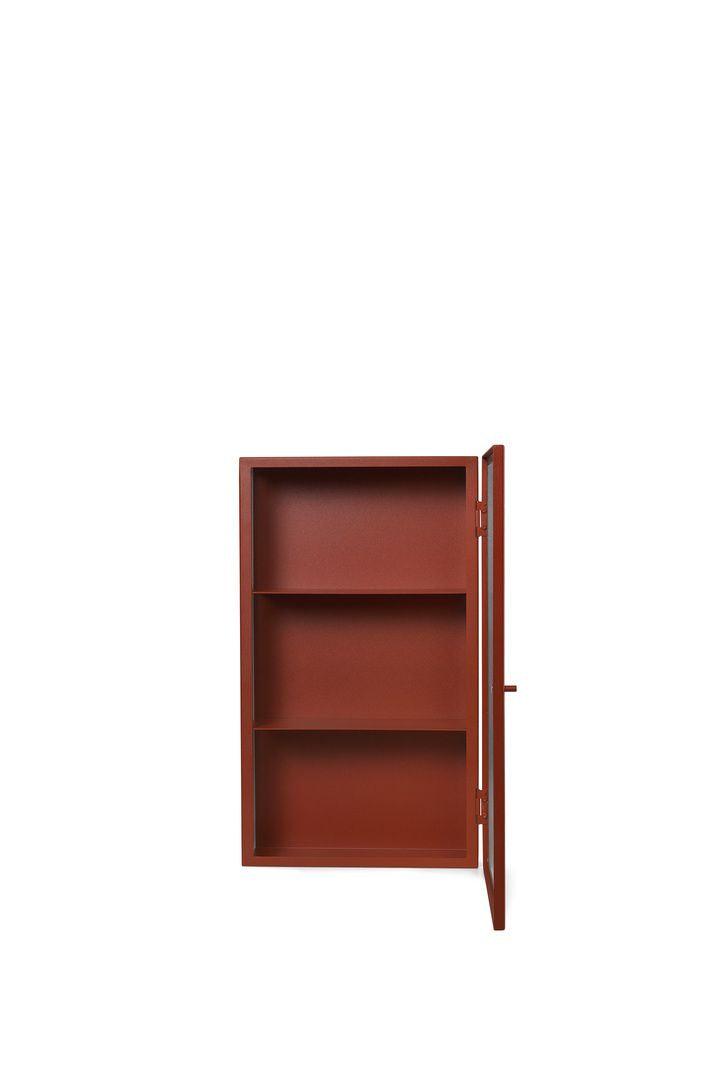 [product_category]-Ferm Living Haze Wall Cabinet, Reeded Glass, Oxide Red-Ferm Living-5704723305989-1104267632-FER-3