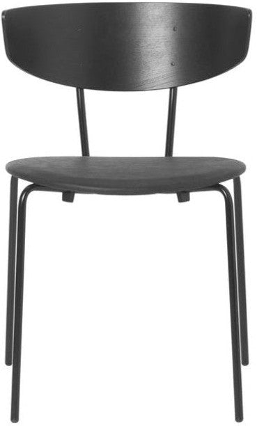 [product_category]-Ferm Living Herman Chair, Black/Black Leather-Ferm Living-5704723021865-9483-FER-1