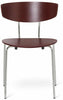 Ferm Living Herman Chair, Chrome/Red Brown