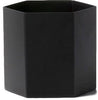 Ferm Living Hexagon Urtepotte Black, Ø13,5 cm