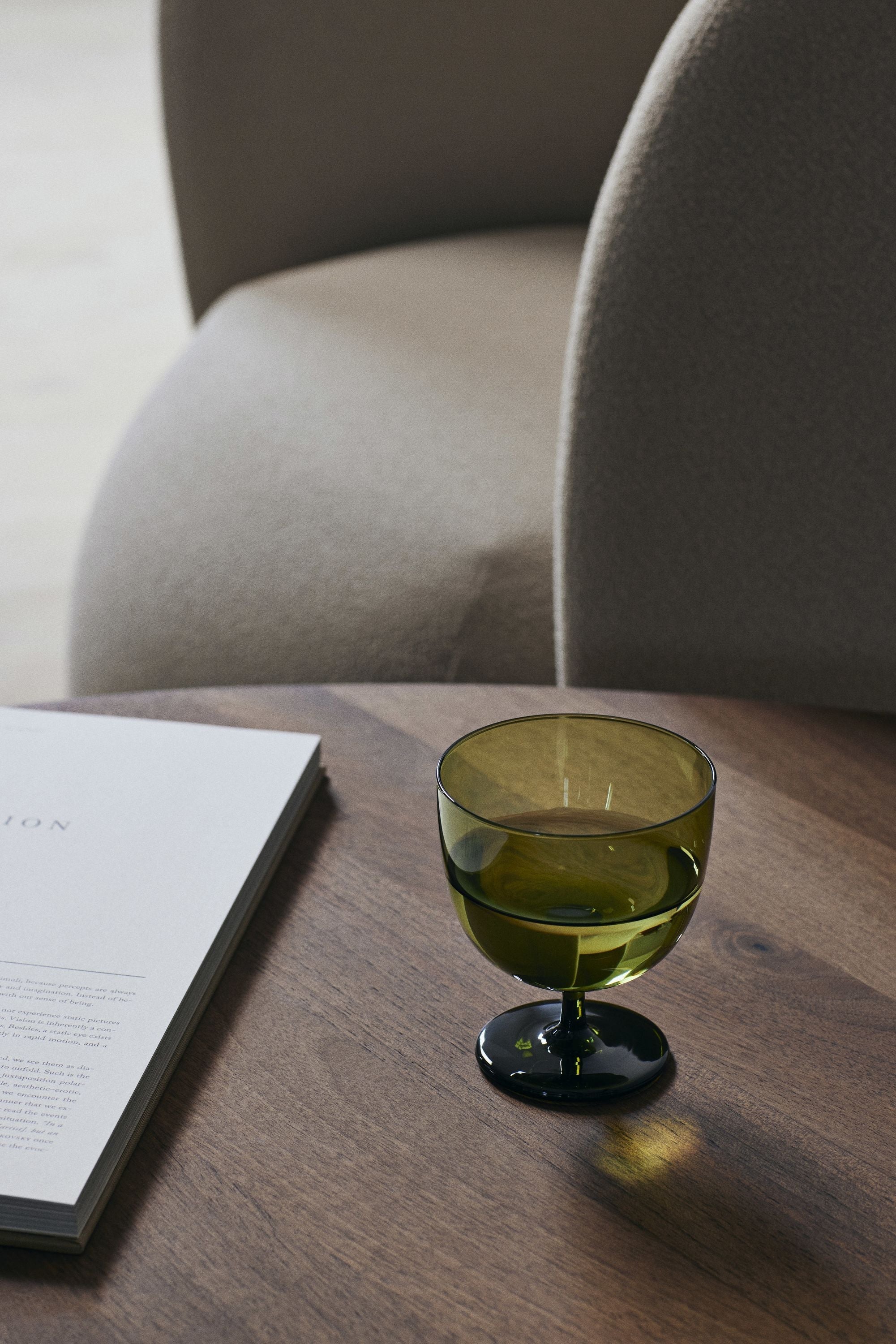 Ferm Living Host Water Glasses 20 Cl Sæt på 2, Moss Green