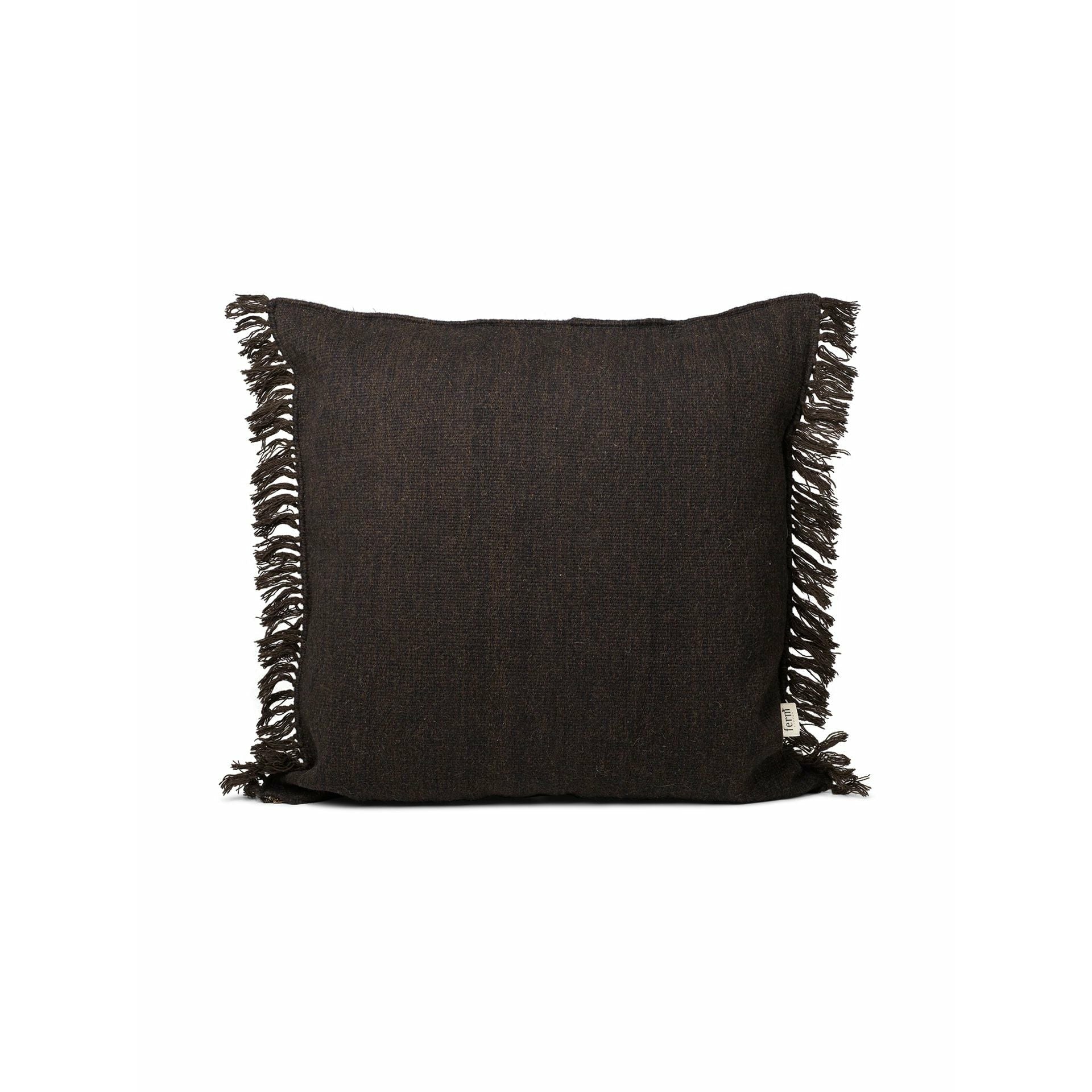 [product_category]-Ferm Living Kelim Fringe Cushion Large, Dark Melange-Ferm Living-5704723264095-1104263443-FER-1