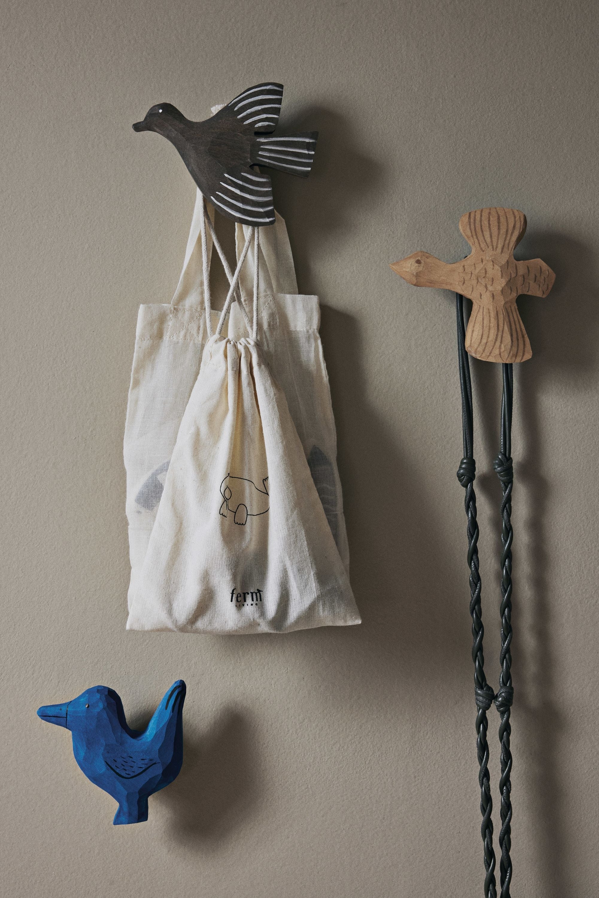 [product_category]-Ferm Living Lola Bird Hook, Anthracite-Ferm Living-5704723311065-1104268140-FER-3