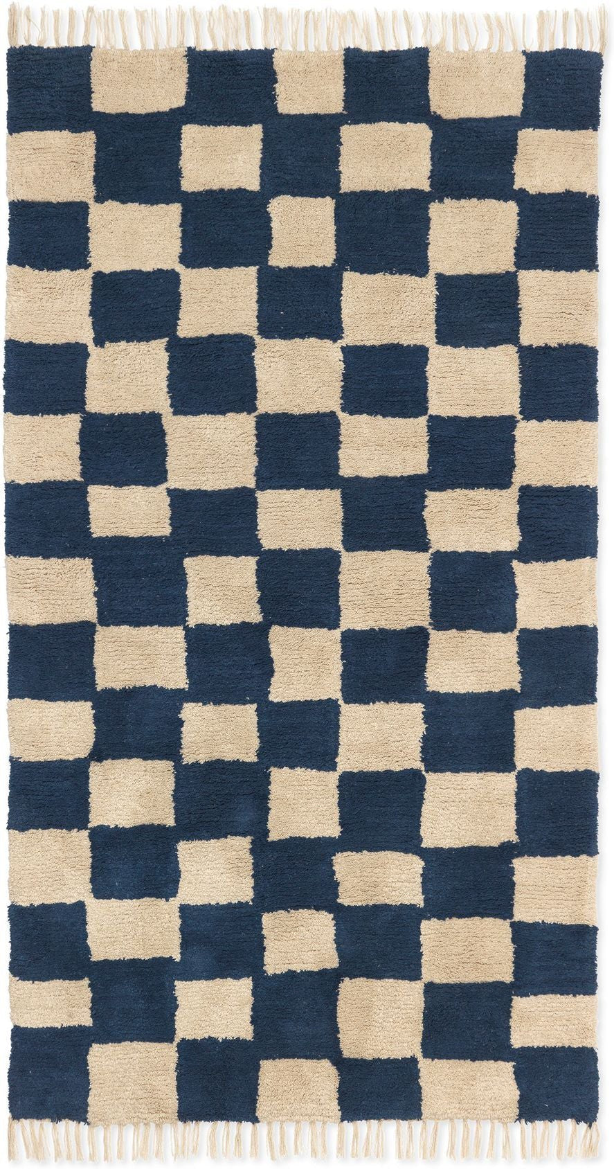 [product_category]-Ferm Living Mara Washable Rug, Deep Blue/Warm Sand-Ferm Living-5704723311256-1104268159-FER-1