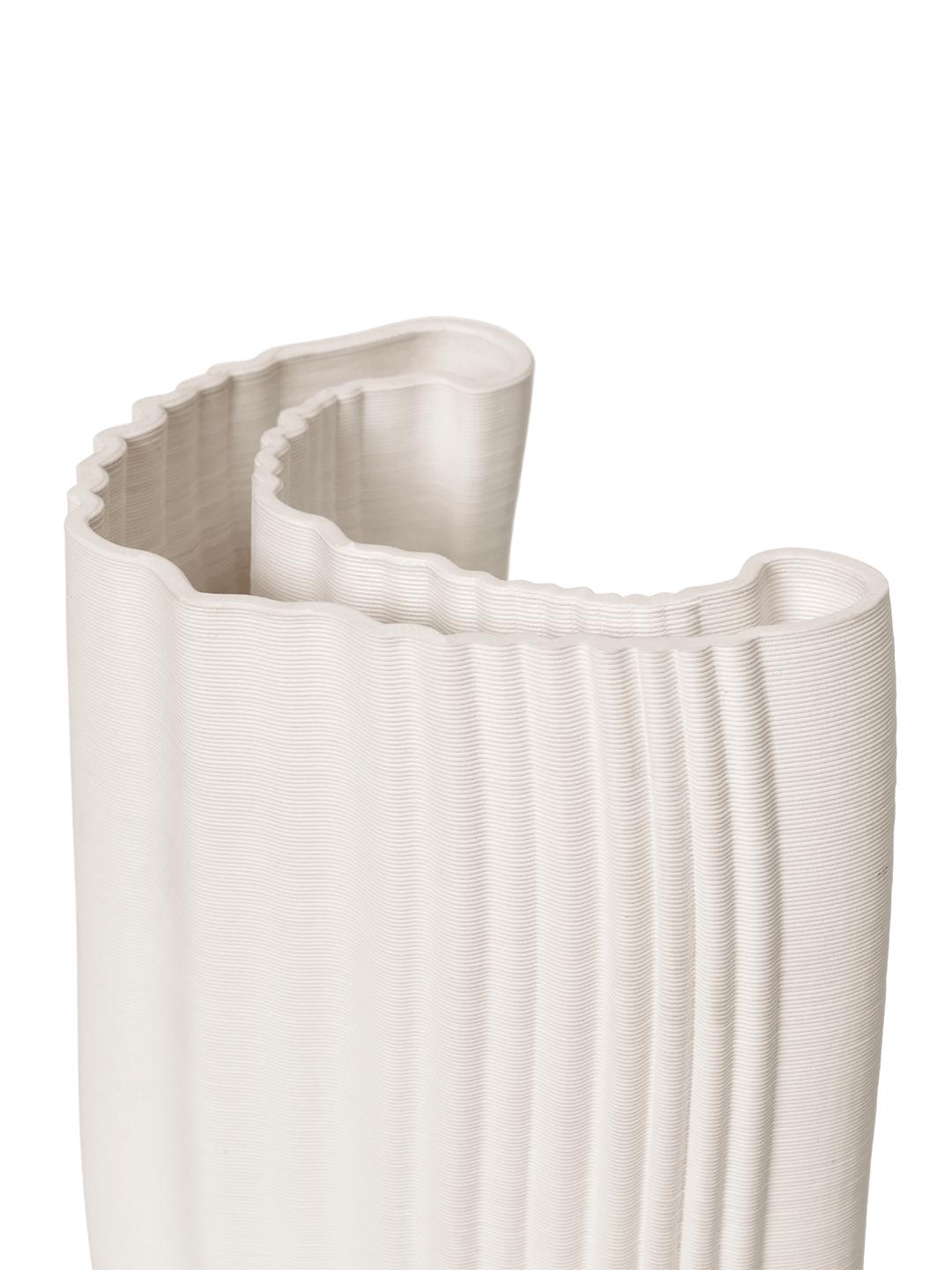 [product_category]-Ferm Living Moire Vase, Off White-Ferm Living-5704723292104-1104266244-FER-5