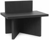 Ferm Living Oblique Stol, Black Stained Ash