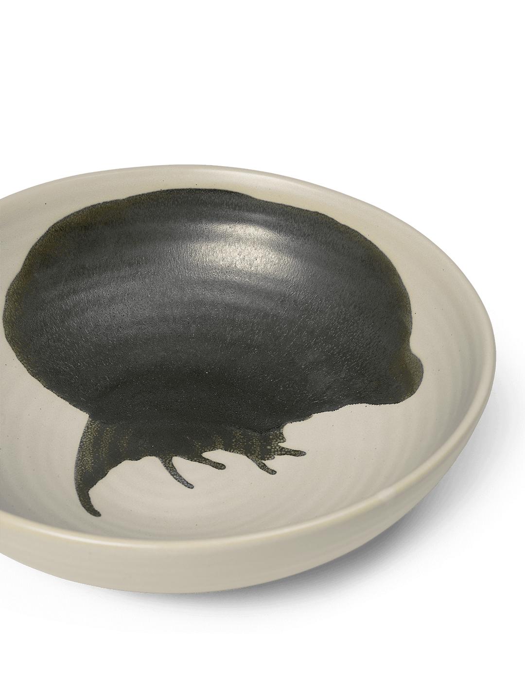 [product_category]-Ferm Living Omhu Bowl Large, Off White/Charcoal-Ferm Living-5704723292135-1104266247-FER-2