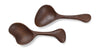 Ferm Living Os Salad Servers, Mørk Brun