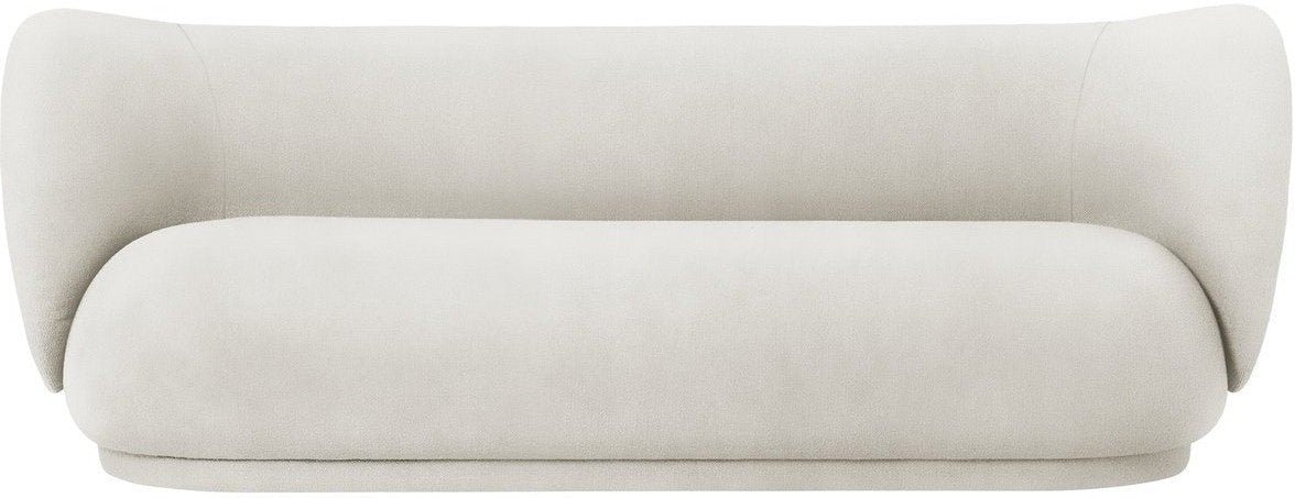 [product_category]-Ferm Living Rico Sofa Off White Velvet, 3 Seater-Ferm Living-5704723030843-100224202-FER-1