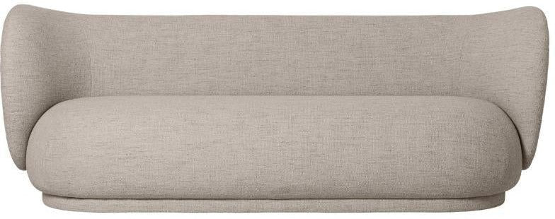 [product_category]-Ferm Living Rico Sofa Sand Bouclé, 3 Seater-Ferm Living-5704723030645-100107204-FER-1