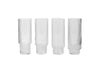 Ferm Living Ripple Long Drink Glasses (Set Of 4)