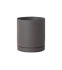 Ferm Living Sekki Herbal Pot Charcoal, Ø16cm