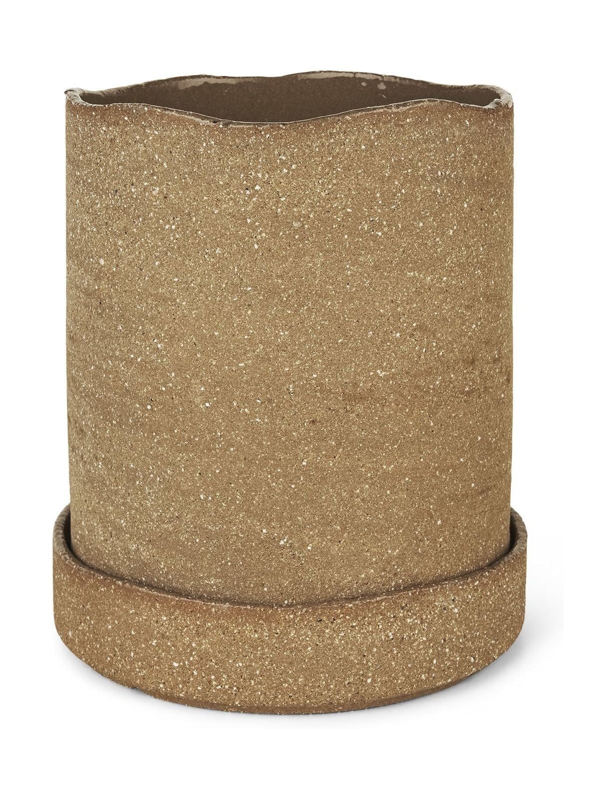 [product_category]-Ferm Living Uneru Pot ø16, Brown-Ferm Living-5704723302827-1104267316-FER-1