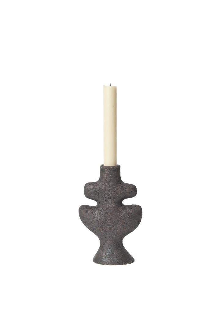 Ferm Living Yara Candle Holder lille, rustikt jern