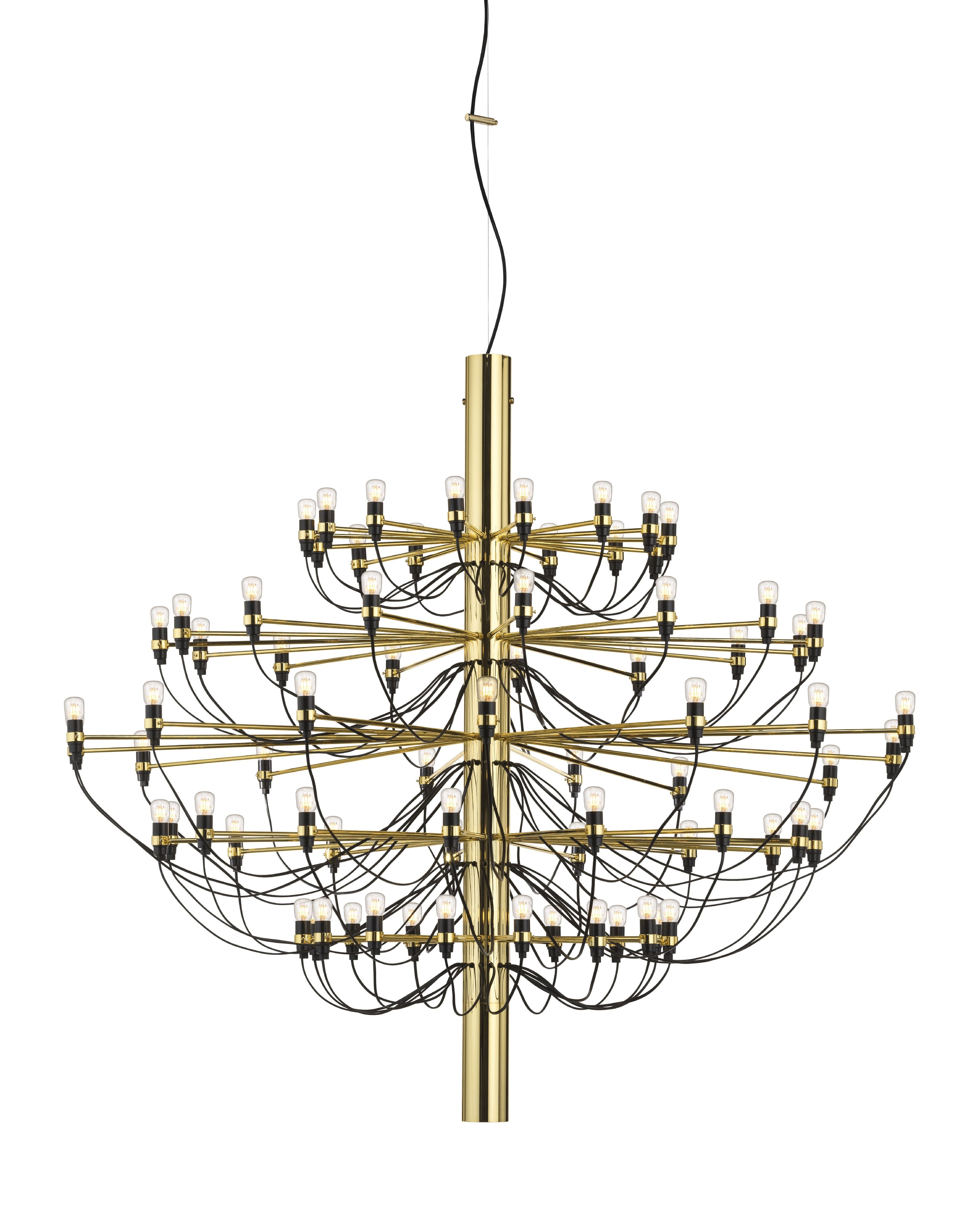 [product_category]-Flos 2097/75 Chandelier Clear Bulbs, Brass-Flos-8059607057827-A1552059-FLO-1