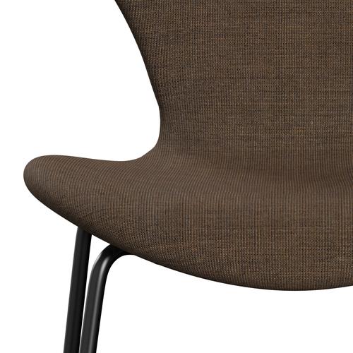 [product_category]-Fritz Hansen 3107 Chair Full Upholstery, Black/Canvas Stone Grey-Fritz Hansen-3107FU-CA0264-DRBL-FRI-6