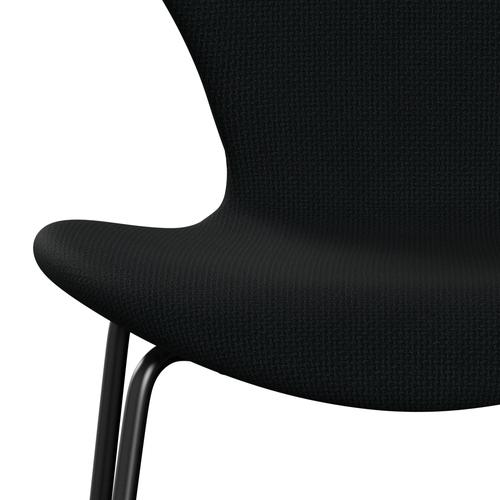 [product_category]-Fritz Hansen 3107 Chair Full Upholstery, Black/Diablo Black-Fritz Hansen-3107FU-DIA100-DRBL-FRI-6