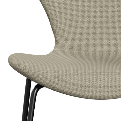 [product_category]-Fritz Hansen 3107 Chair Full Upholstery, Black/Diablo Sand-Fritz Hansen-3107FU-DIA103-DRBL-FRI-6