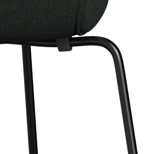 [product_category]-Fritz Hansen 3107 Chair Full Upholstery, Black/Remix Black (Rem973)-Fritz Hansen-3107FU-REM973-DRBL-FRI-7