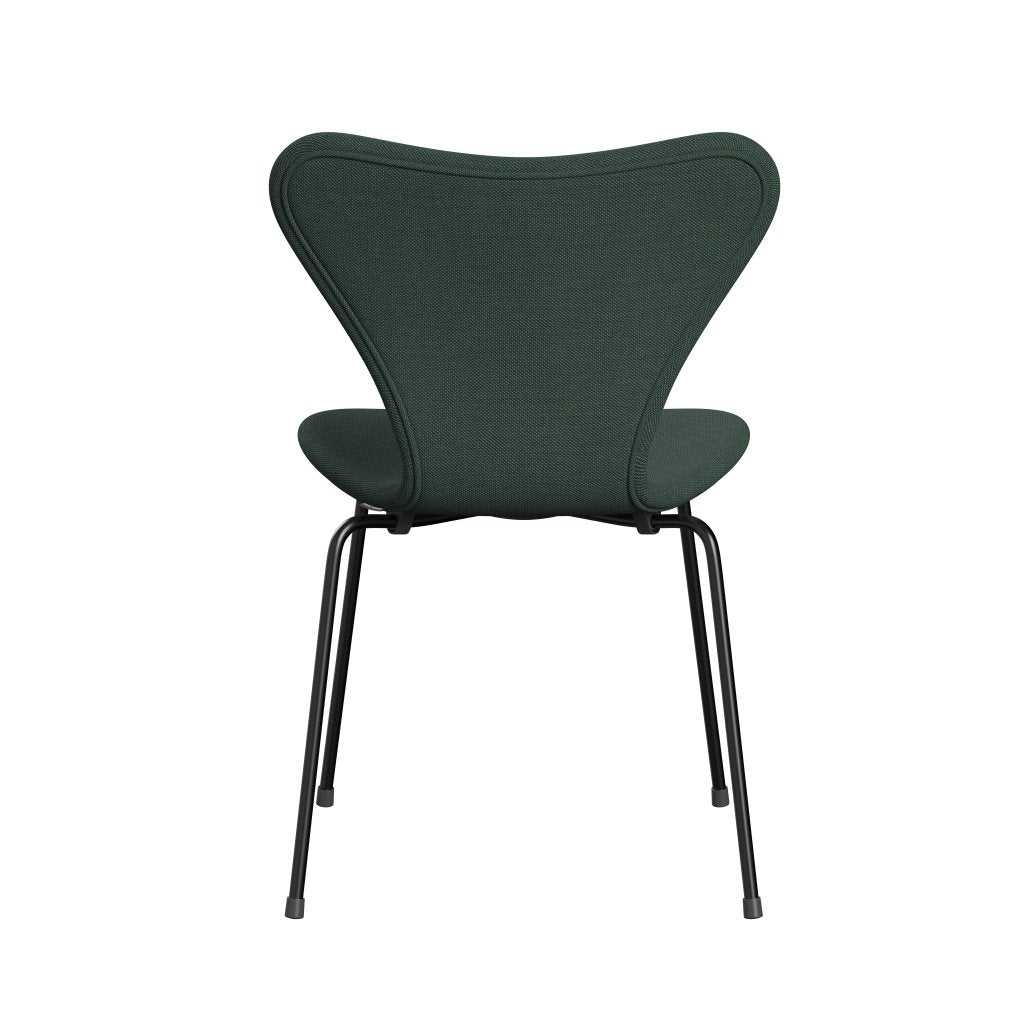 [product_category]-Fritz Hansen 3107 Chair Full Upholstery, Black/Steelcut Trio Dusty Green-Fritz Hansen-3107FU-STR966-DRBL-FRI-4