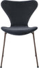 Fritz Hansen Serie 7 Stol, Velour Fuldpolstret, Midnight Blå