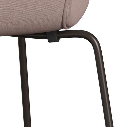 [product_category]-Fritz Hansen 3107 Chair Full Upholstery, Brown Bronze/Christianshavn Light Red Uni-Fritz Hansen-3107FU-CH1130-DBPC-FRI-7