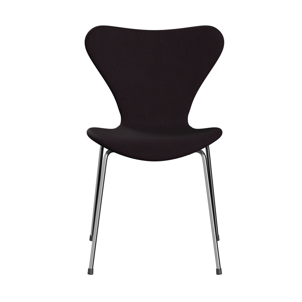 [product_category]-Fritz Hansen 3107 Chair Full Upholstery, Chrome/Fame Brown (F61108)-Fritz Hansen-3107FU-F61108-CST-FRI-1