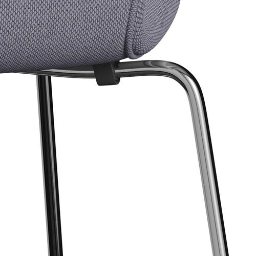 [product_category]-Fritz Hansen 3107 Chair Full Upholstery, Chrome/Re Wool Lavender/Natural-Fritz Hansen-3107FU-REW658-CST-FRI-7