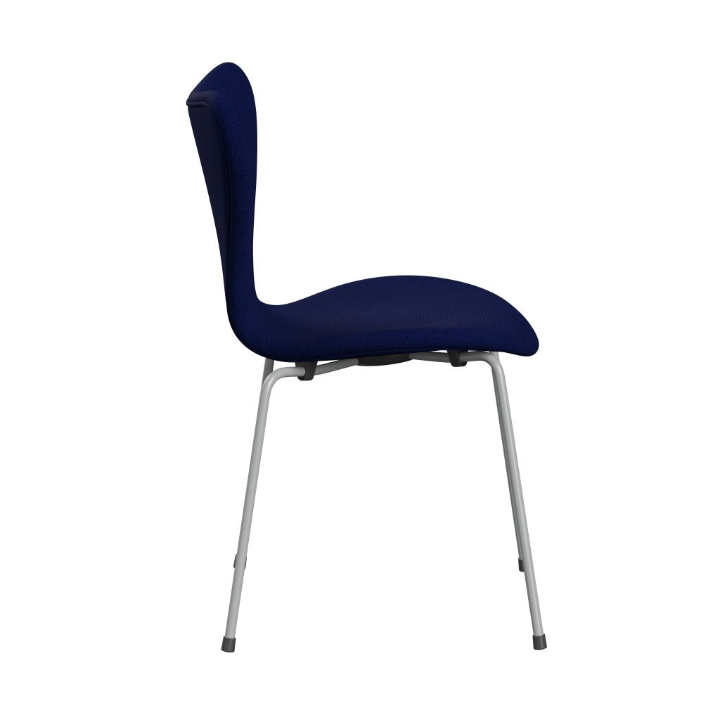 [product_category]-Fritz Hansen 3107 Chair Full Upholstery, Nine Grey/Hallingdal Dark Blue-Fritz Hansen-3107FU-HAL773-DRNIGR-FRI-3