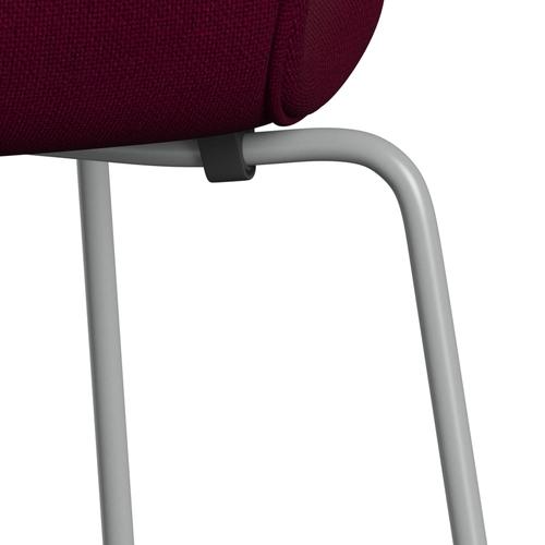 [product_category]-Fritz Hansen 3107 Chair Full Upholstery, Nine Grey/Hallingdal Pink Dark-Fritz Hansen-3107FU-HAL563-DRNIGR-FRI-7