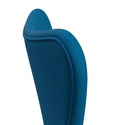 [product_category]-Fritz Hansen 3107 Chair Full Upholstery, Nine Grey/Hallingdal Turquoise-Fritz Hansen-3107FU-HAL850-DRNIGR-FRI-5